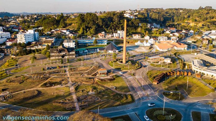 Praça da prefeitura de - Rio Negrinho