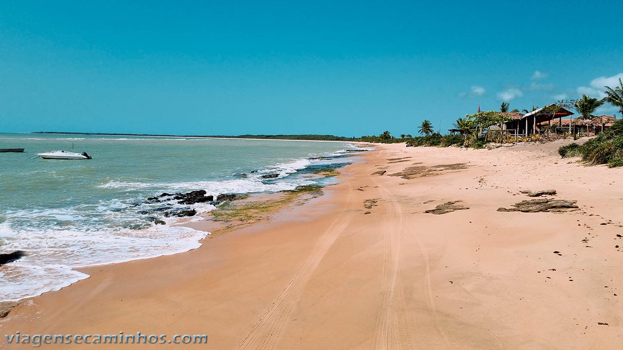 Praias de Caraíva - Praia da Aldeia Barra Velha