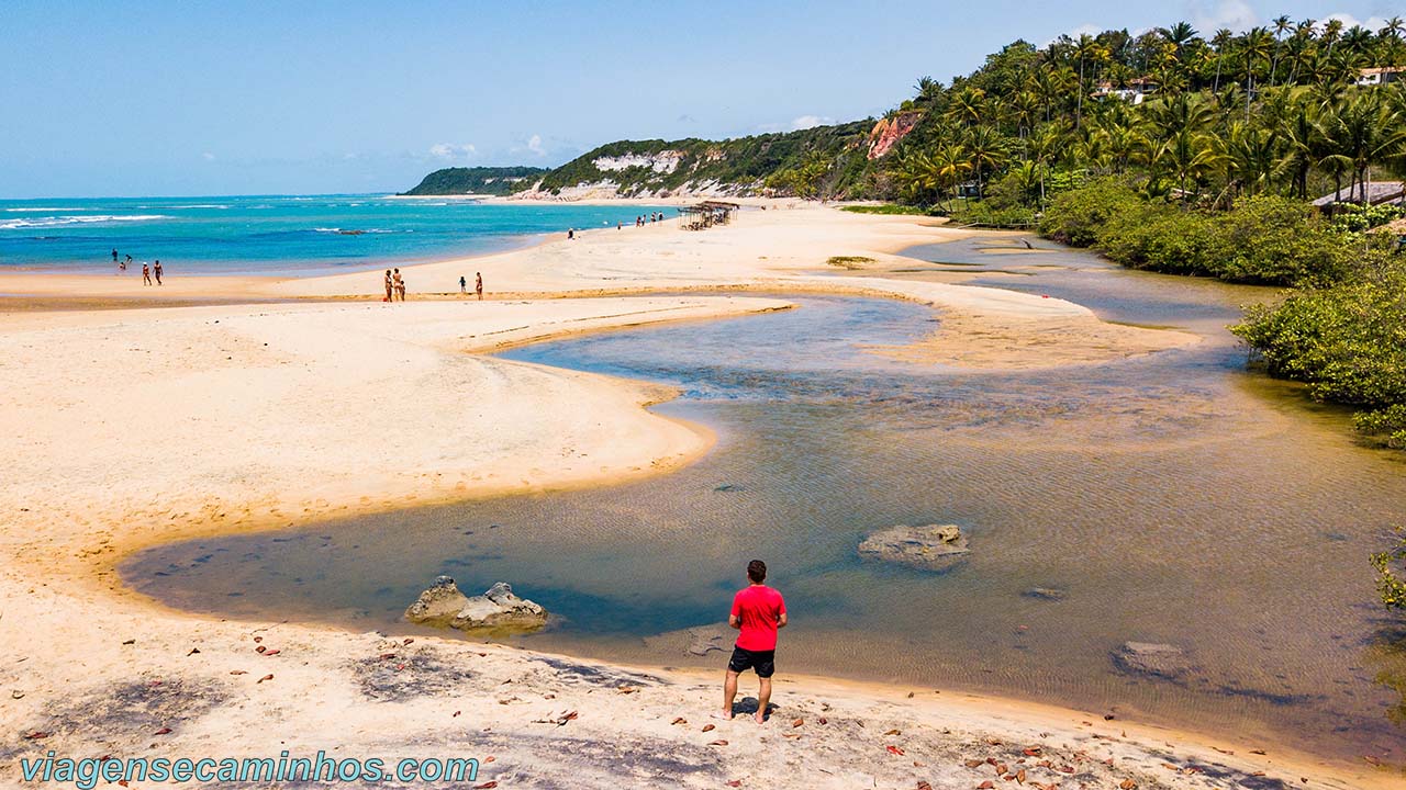 Lagoa na Praia do Espelho