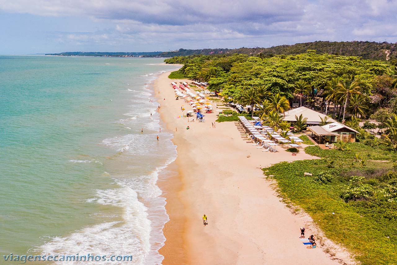 O que fazer em Porto Seguro - Praia Taperapuan
