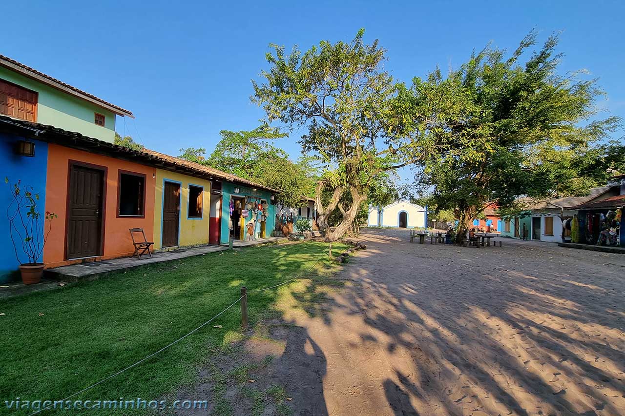 Praça da igreja - Caraíva