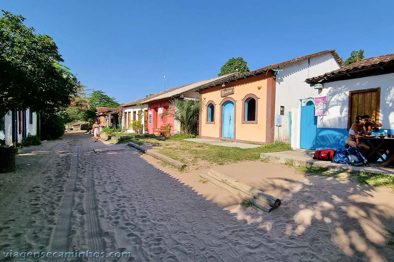 Rua em Caraíva