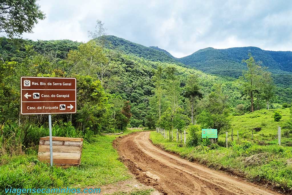 Estrada em Maquiné RS