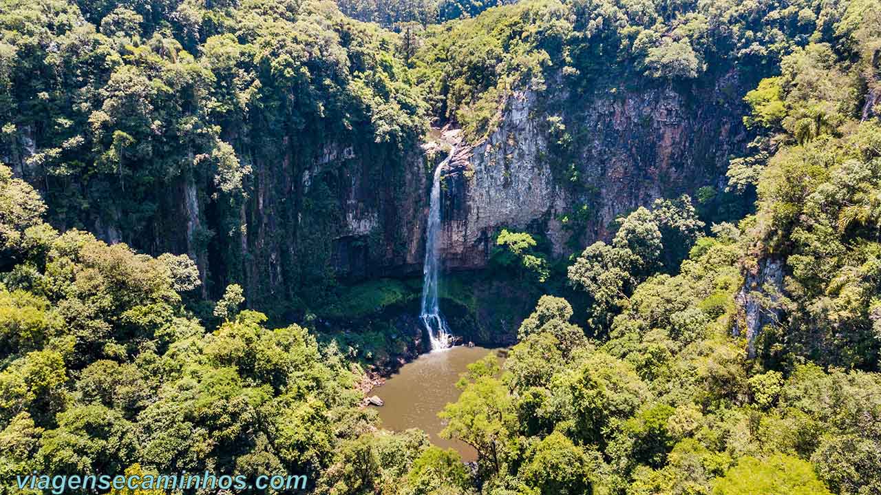 Cascata do Maringá - Vista aérea