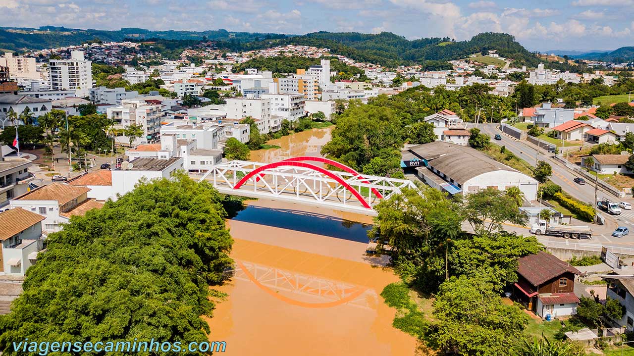 Ituporanga - Ponte Vitório Sens - Rio Itajaí do Sul