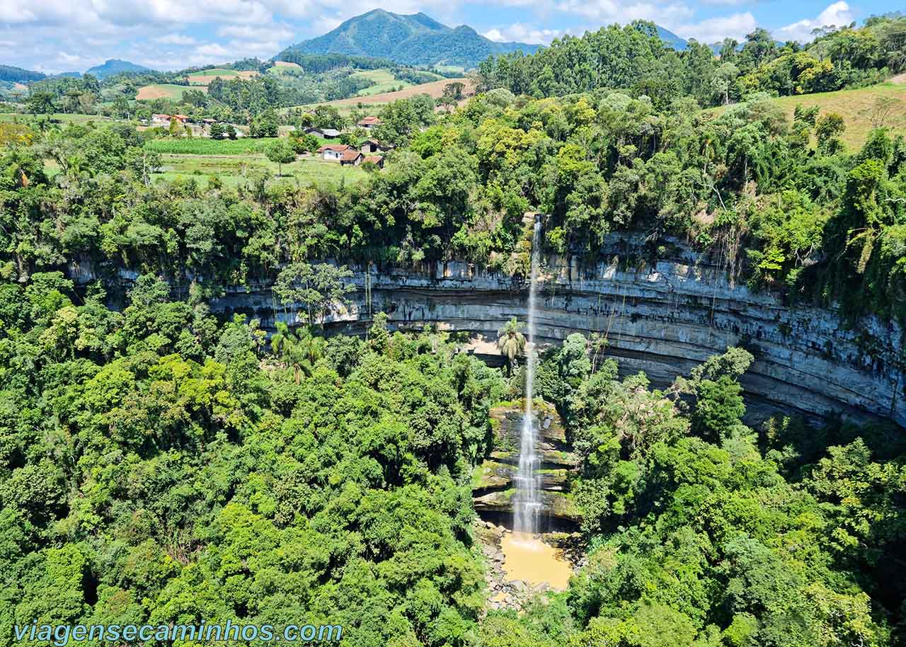 Cachoeira do Rio Saltinho - Chapadão do Lajeado SC