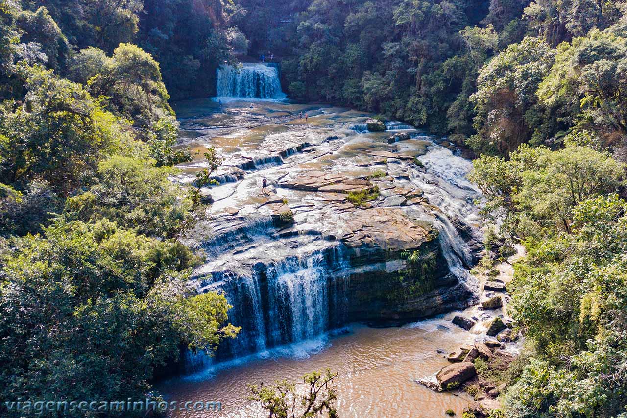 Vista aérea da Cachoeira Varaneira