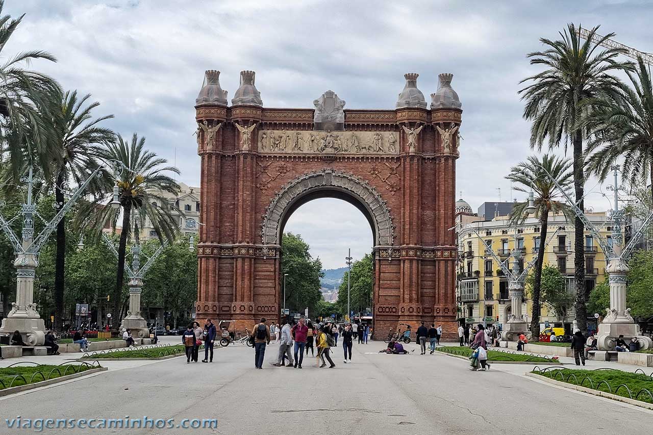 Atrações de Barcelona - Espanha - Arco do Triunfo
