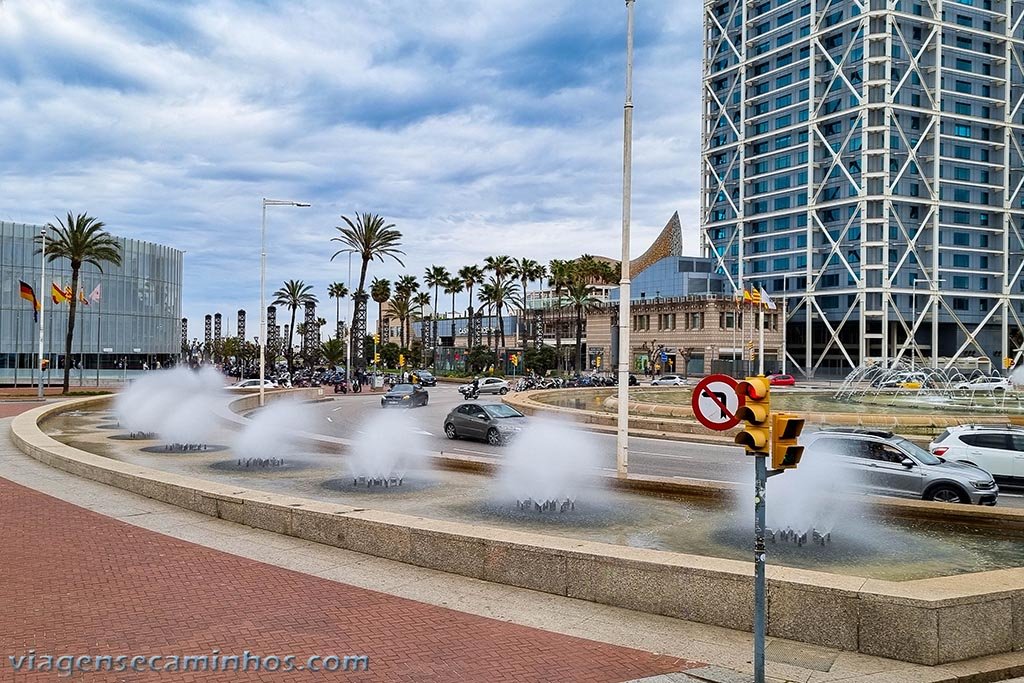 Atrações de Barcelona - Espanha - Parc de Port Olimpic