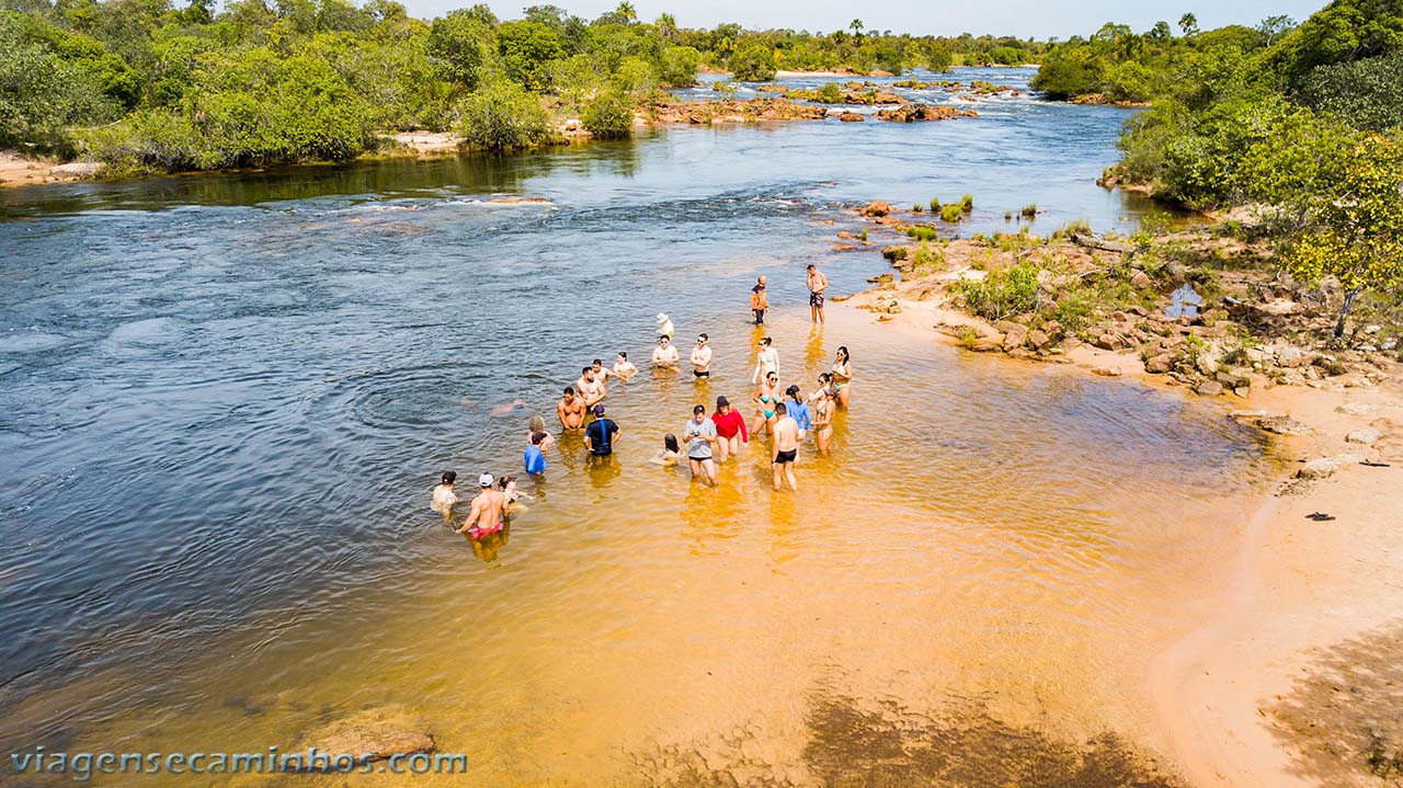 O que fazer no Jalapão - Prainha do Rio Novo