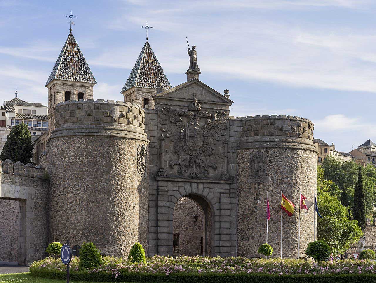 Pontos turísticos de Toledo - Espanha - Puerta de Bisagra