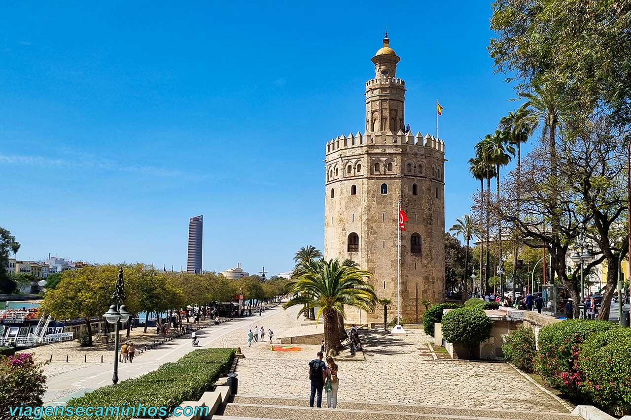 Pontos turísticos de Sevilha - Torre del Oro