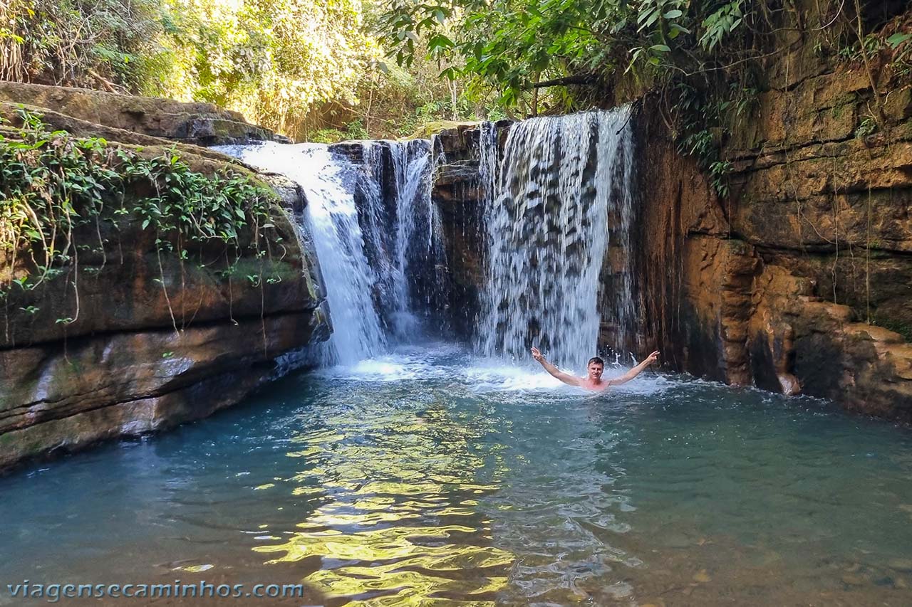 Chapada dos Guimarães - Cânions do Vale do Jamacá - Cachoeira do Jatobá