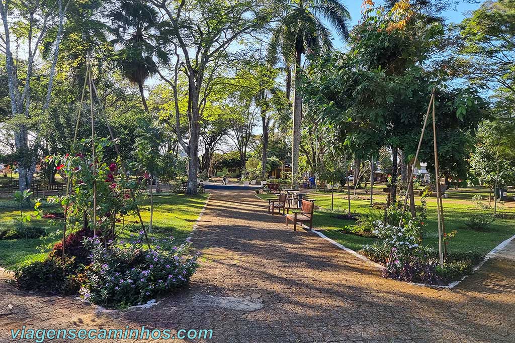 Chapada dos Guimarães MT - Praça Dom Wunibaldo