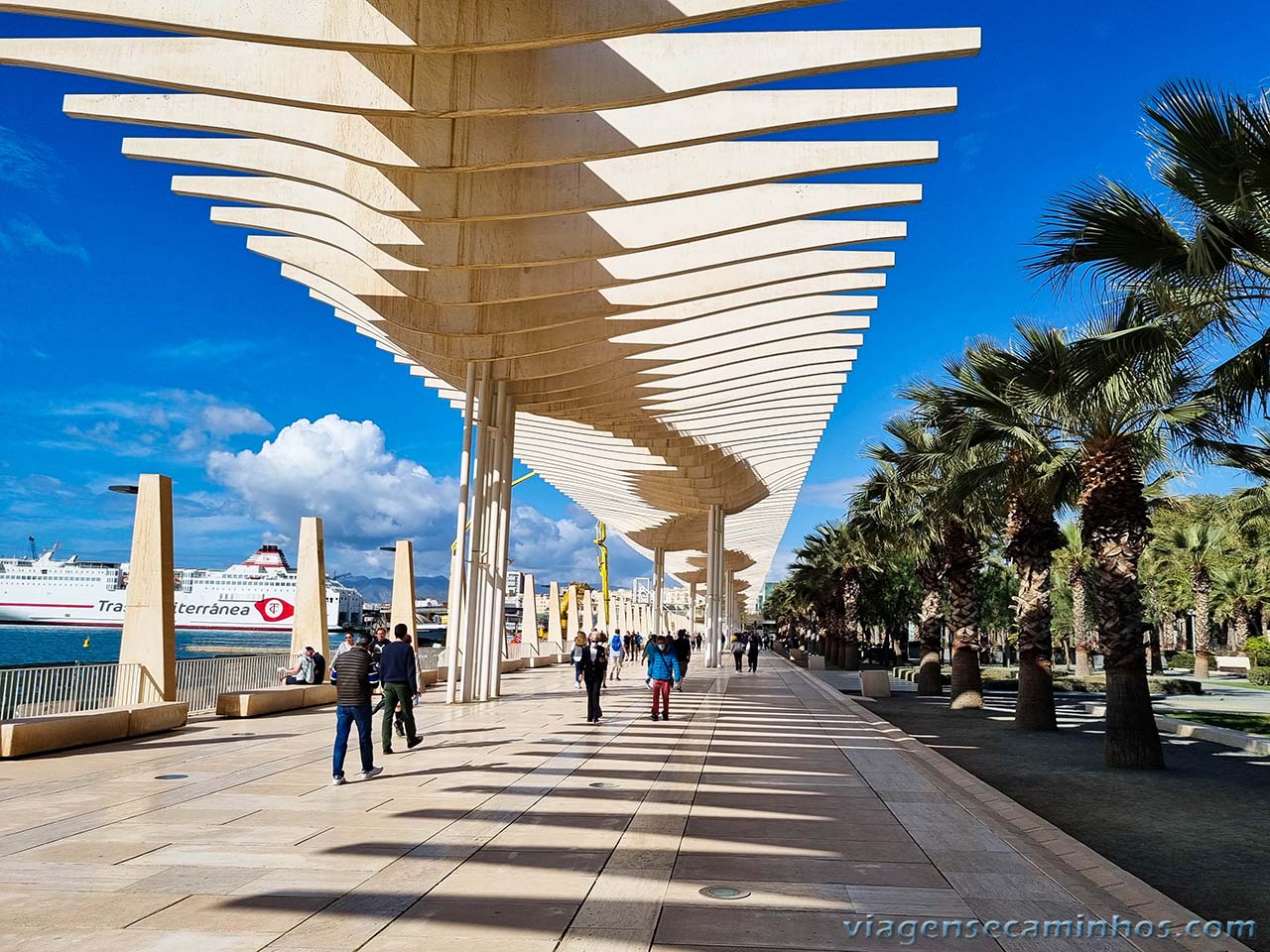 Málaga - Espanha - Paseo del Muelle Uno