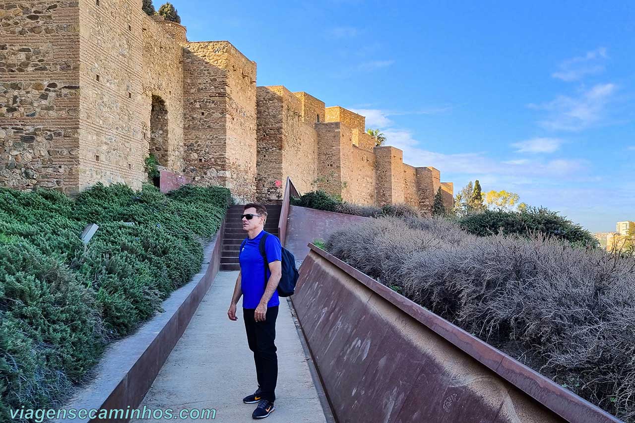 Málaga - Espanha - Passarela Mirador de Alcazaba