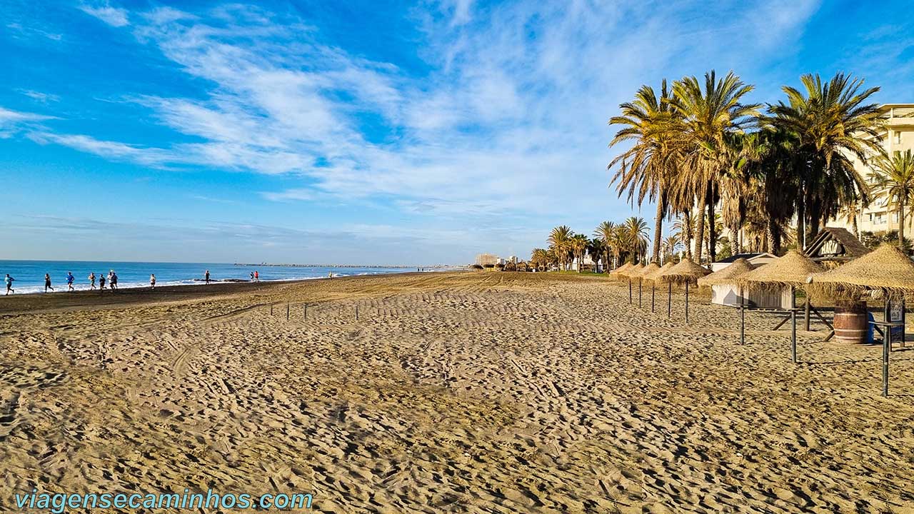 Málaga - Espanha - Praia Malagueta