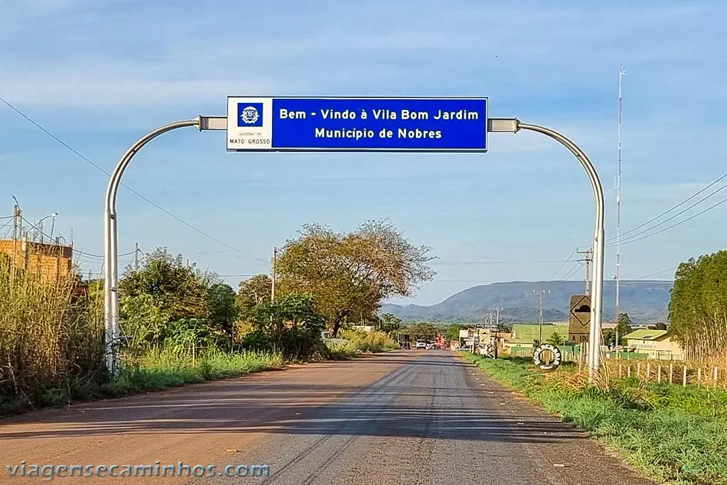 Rodovia em Bom Jardim, Nobres MT