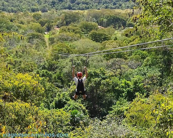 Tirolesa Sesc Serra Azul