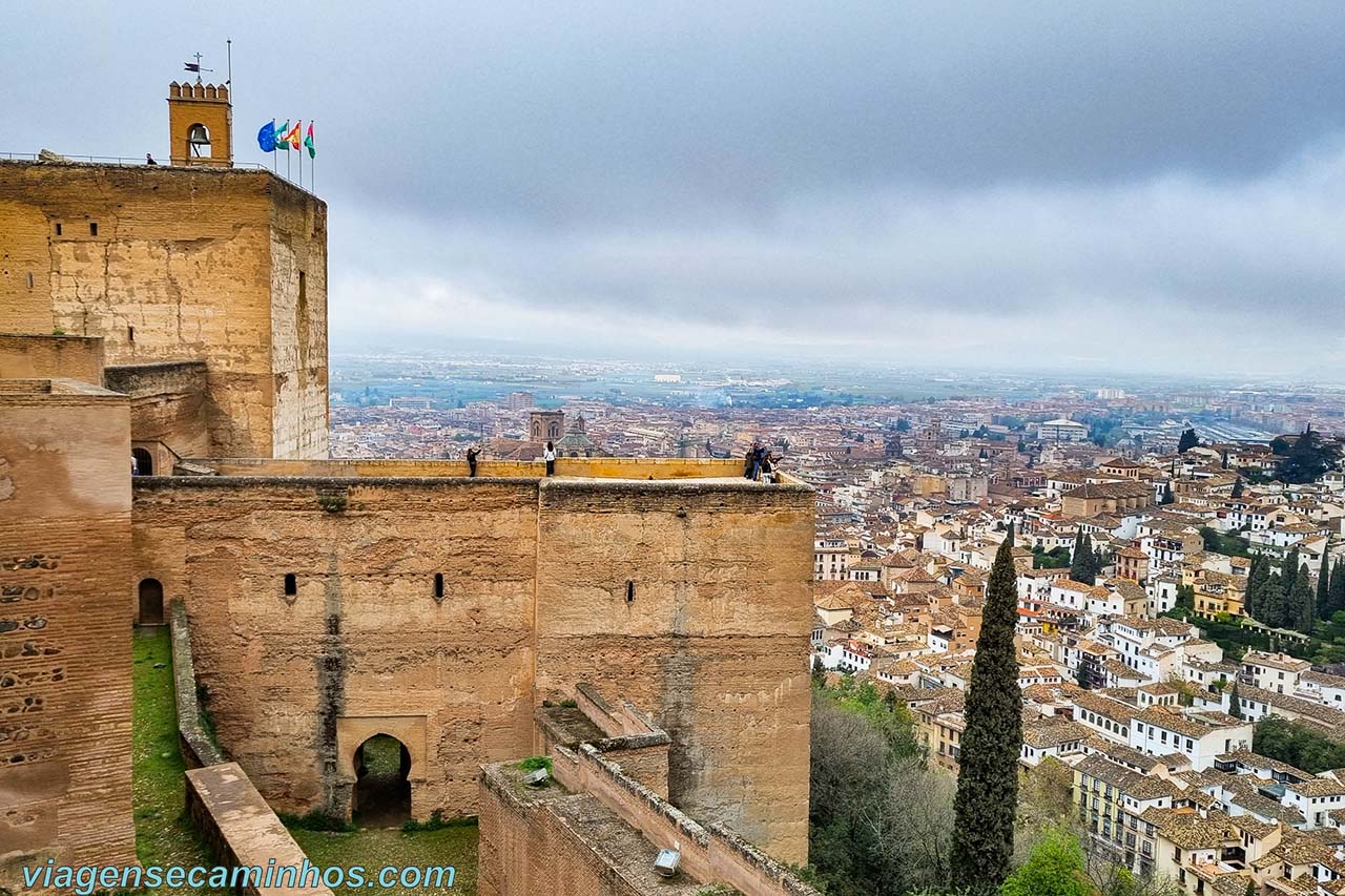 Alcazaba de Alhambra - Granada, Espanha