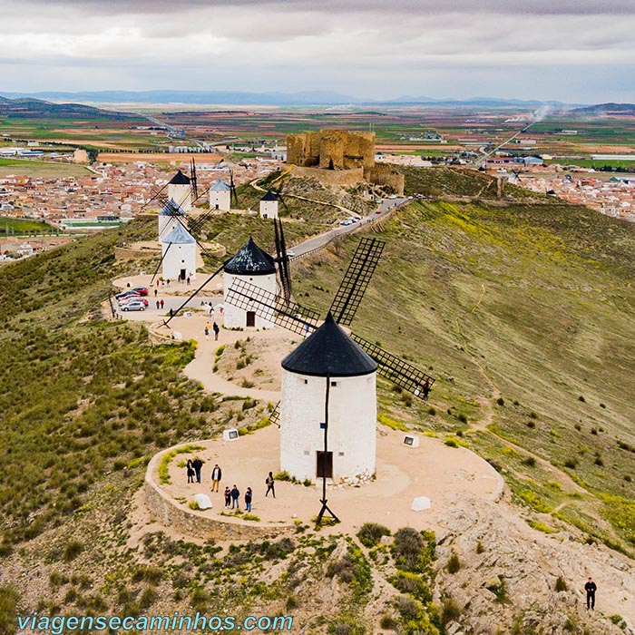 Fundo Moinho De Vento Antigo Branco Moinho De Construção Medieval