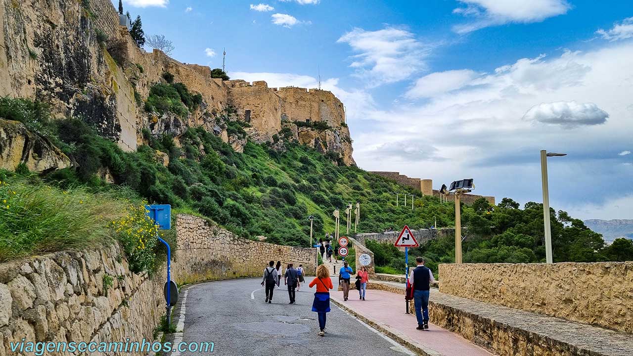 Alicante, Espanha - Castelo de Santa Bárbara