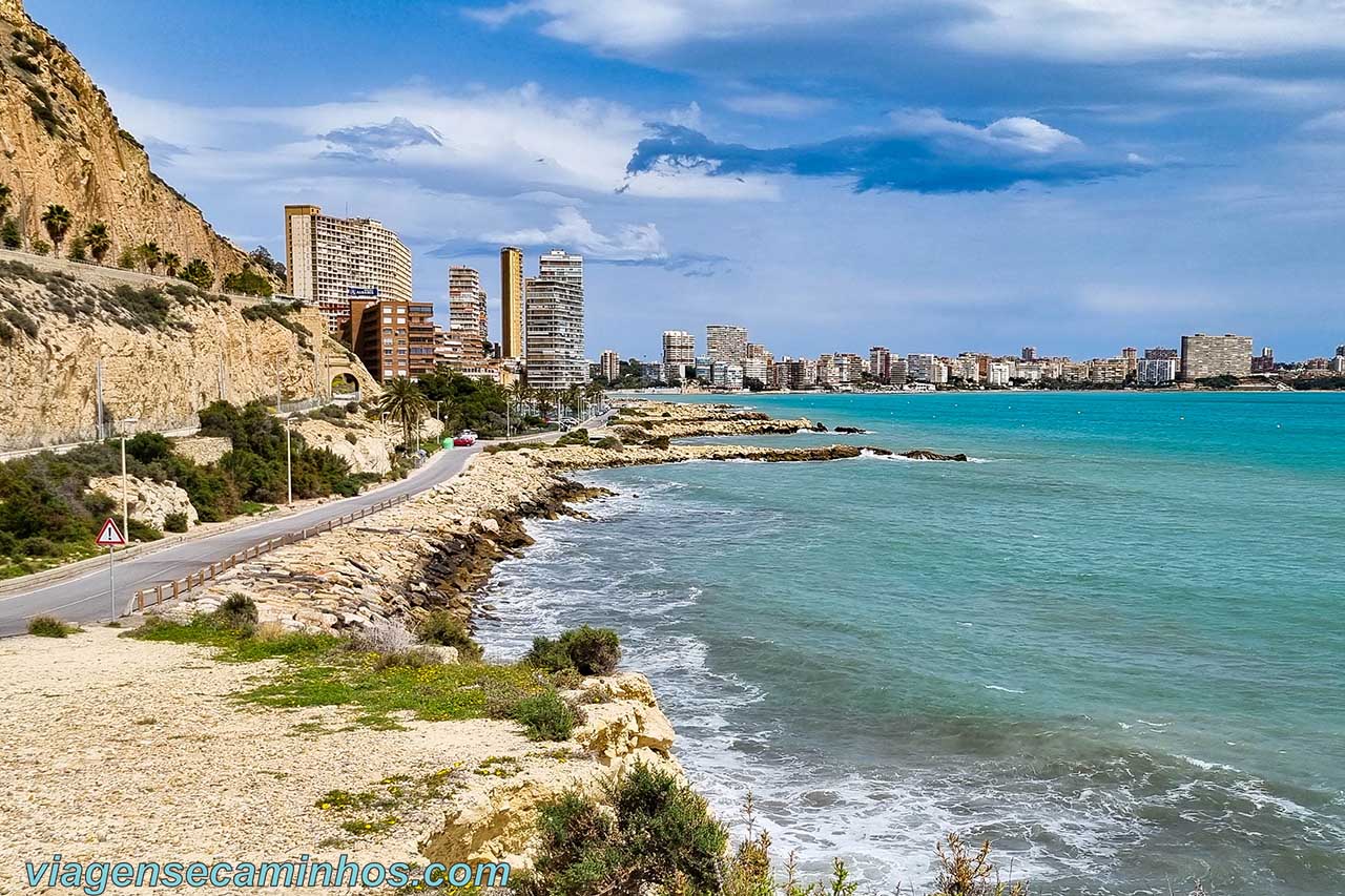 Alicante, Espanha - Mar Mediterrâneo