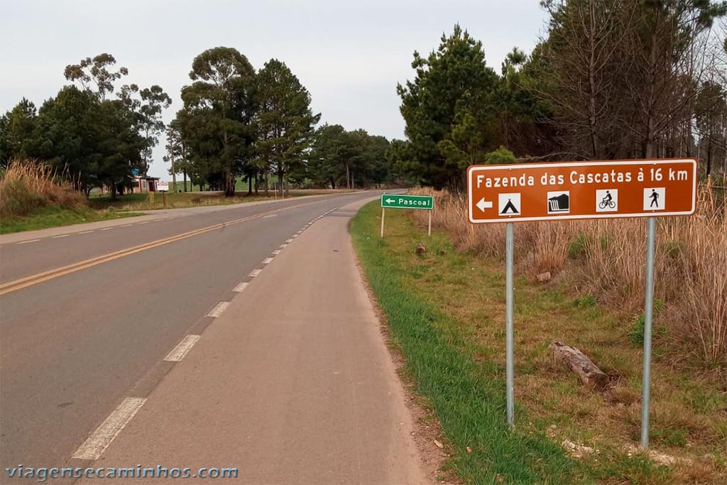 Entrada para Fazenda das Cascatas - Bom Jesus