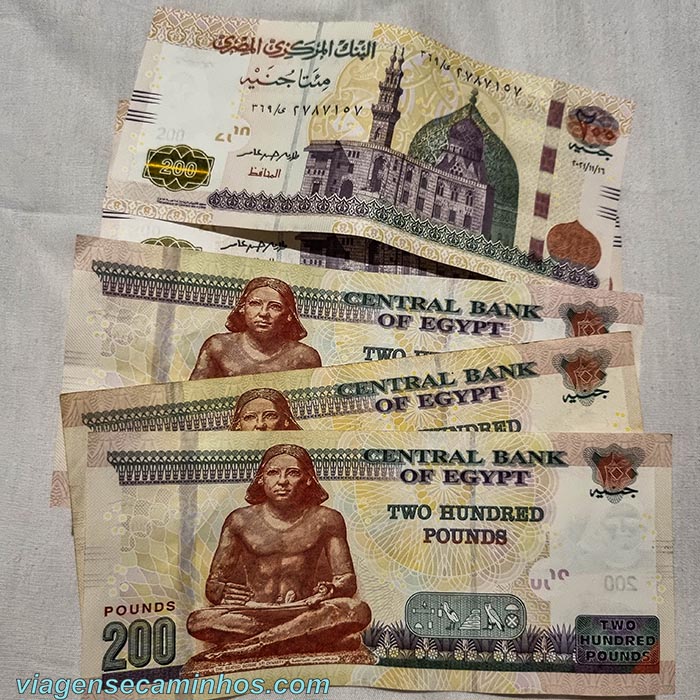 Dinheiro do Egito - Libras Egípcias
