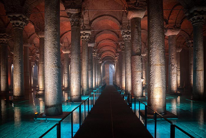 Pontos turísticos de Istambul - Cisterna da Basílica