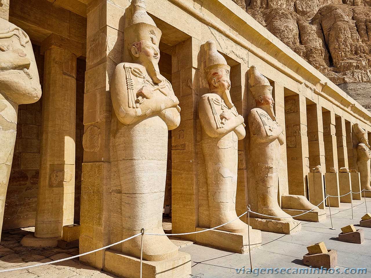 Luxor, Egito - templo de Hatshepsut