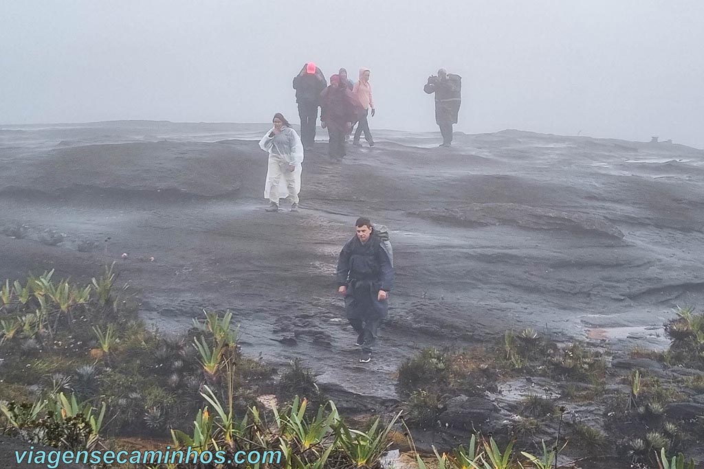 Trekking Monte Roraima com neblina