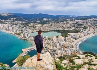 Calpe, Espanha - Parque natural Peñón Difac