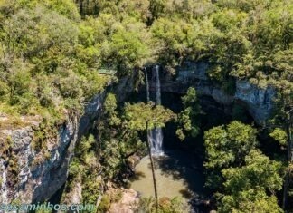 Campos Novos - Parque Rio Canoas - Cachoeira do Lajeado Roberto