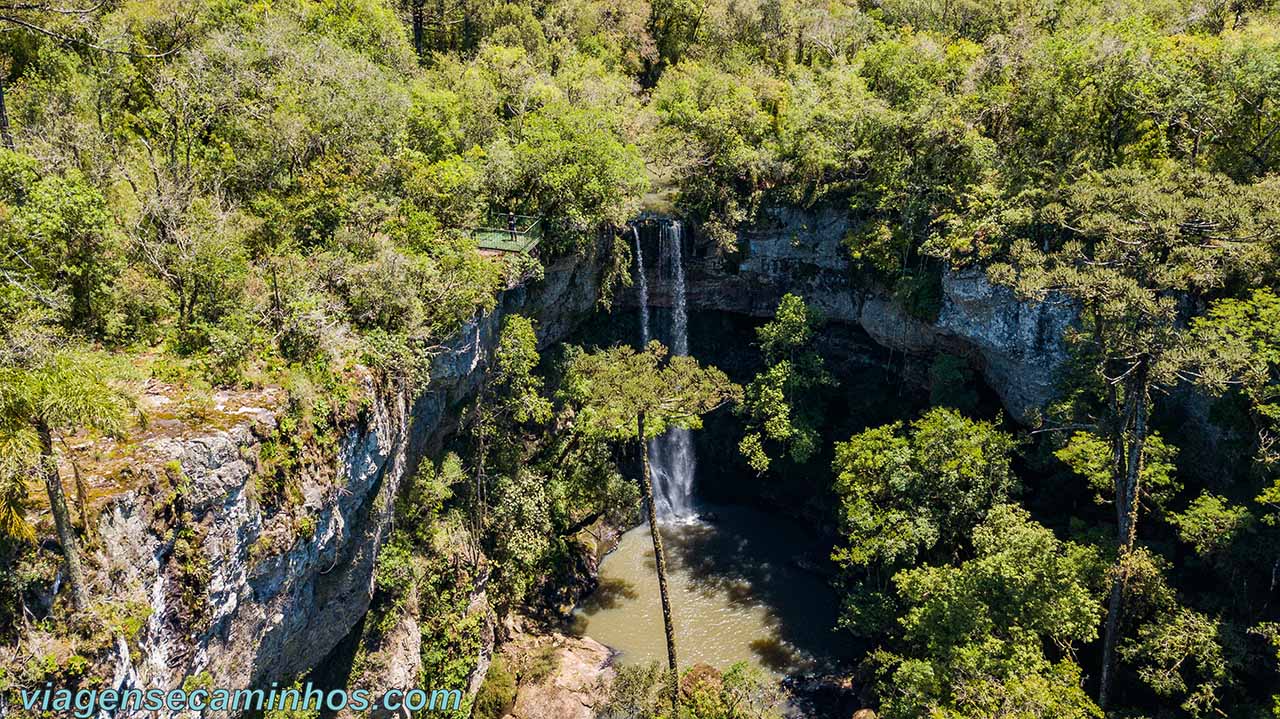 Campos Novos - Parque Rio Canoas - Cachoeira do Lajeado Roberto