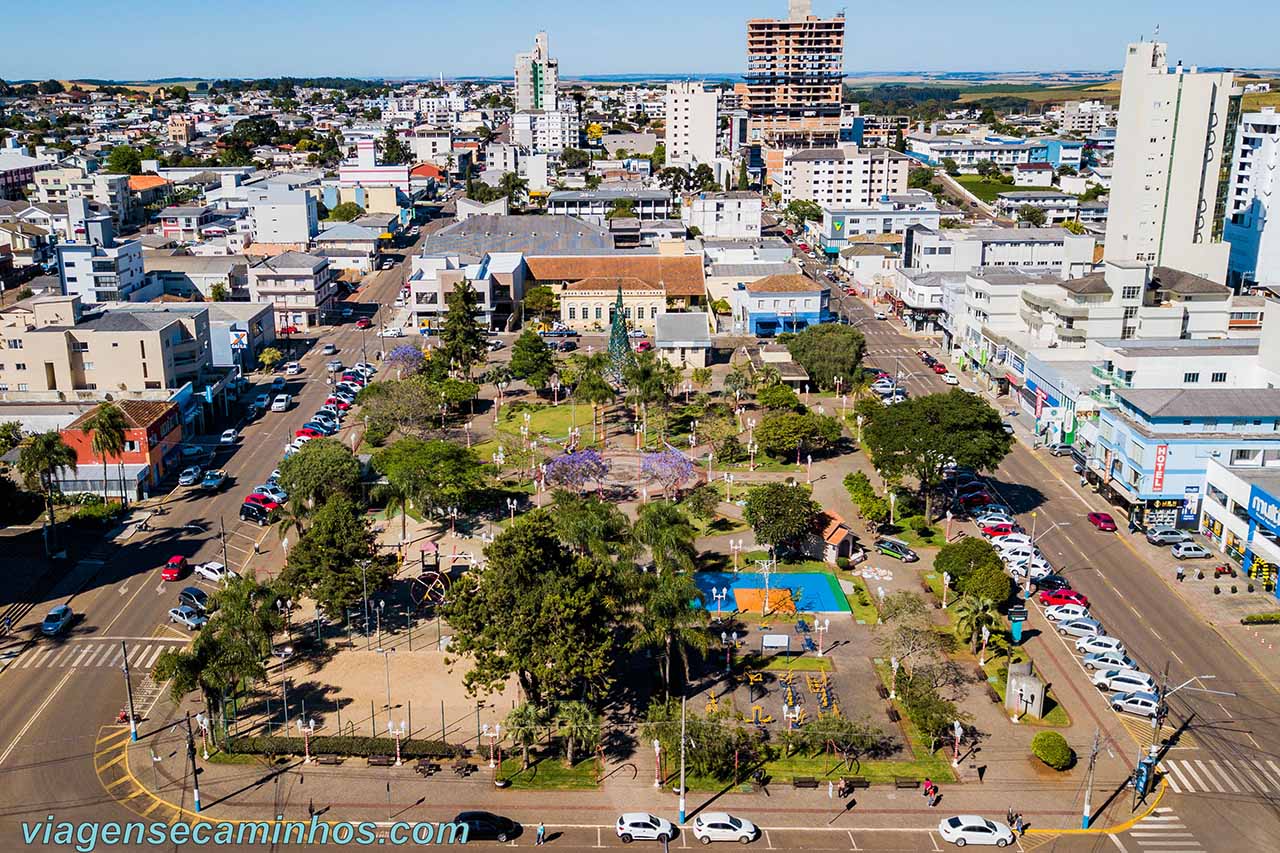 Campos Novos -SC - Praça Lauro Muller