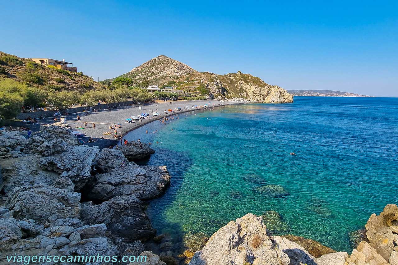 Chios - Grécia - Praia das Pedras Pretas