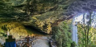 Doutor pedrinho - Cachoeira e gruta Nossa senhora de Fátima