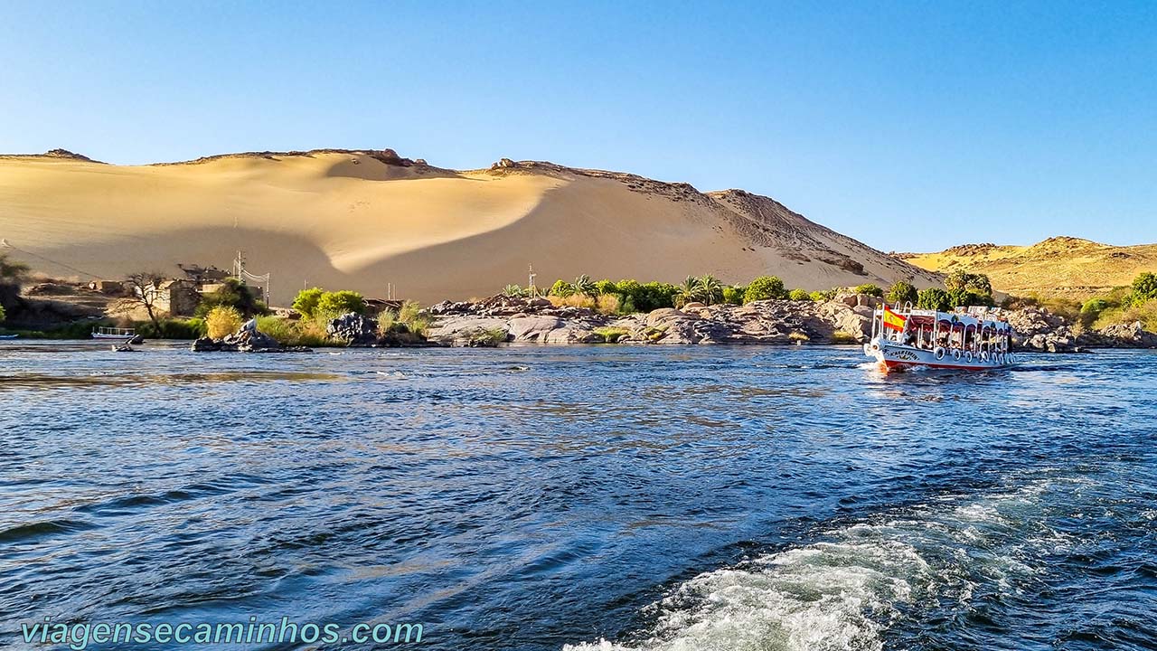 Passeio de barco em Assuã - Egito