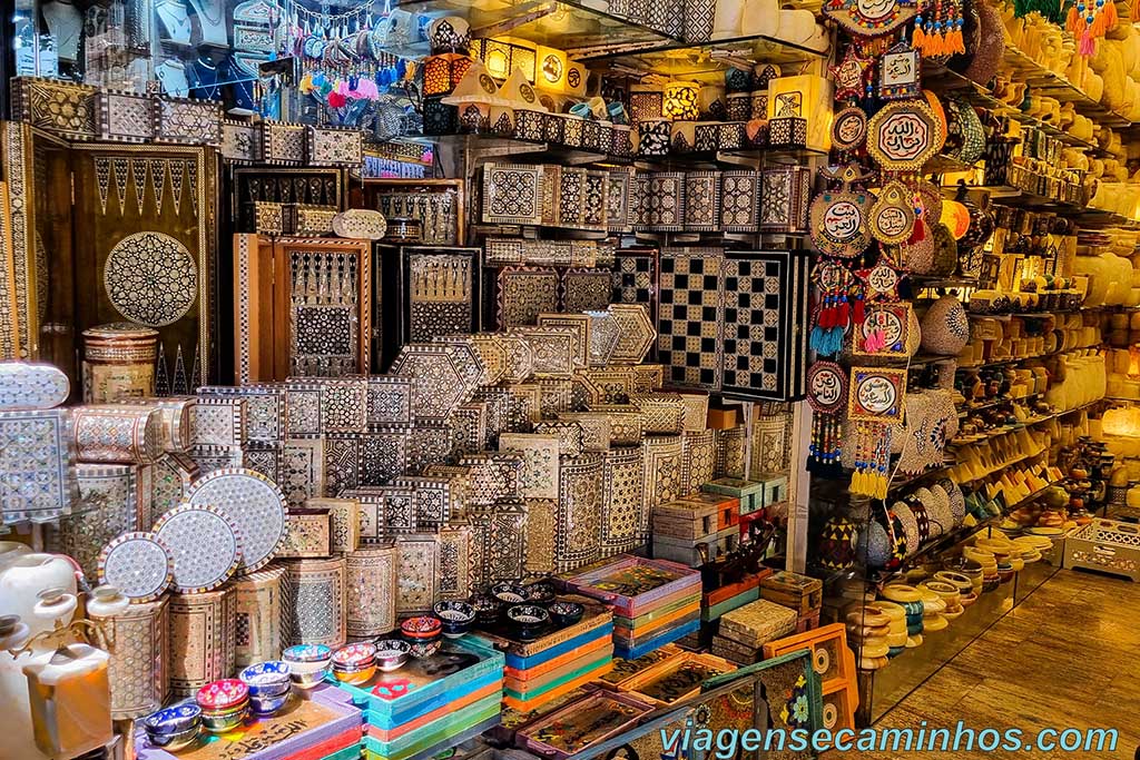 Cairo - Egito - Mercado de Khan el Khalili