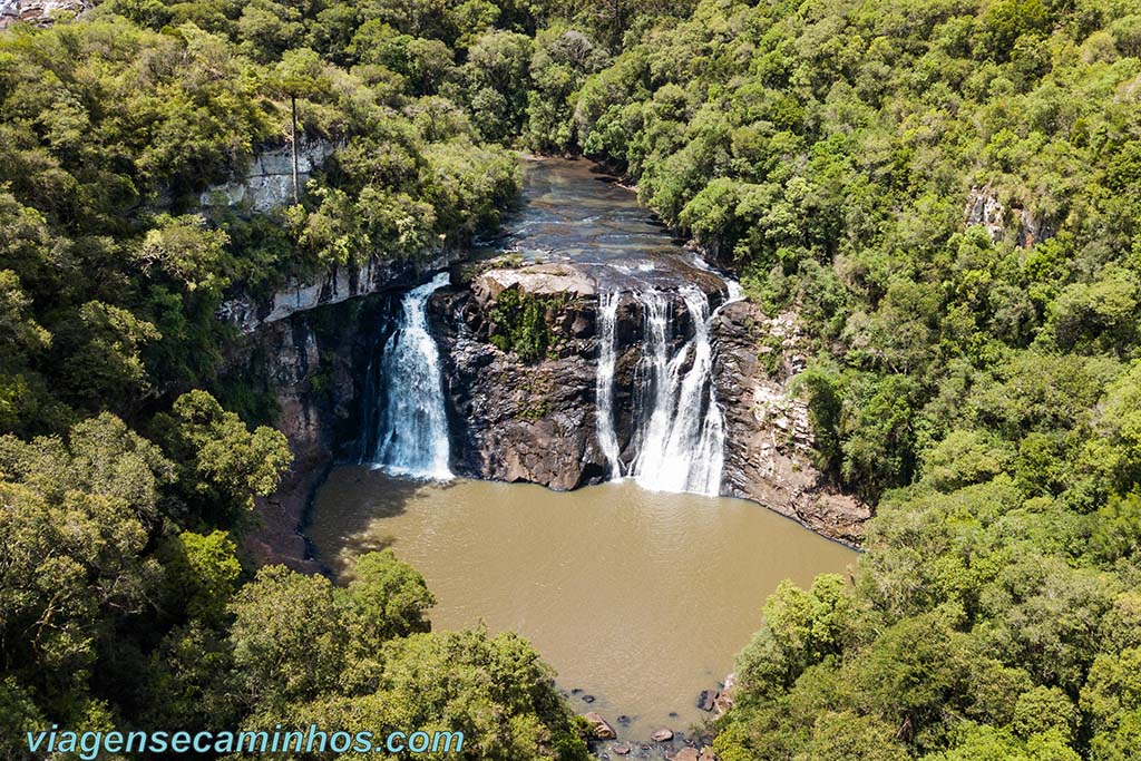 Parque das Cachoeiras de Vacaria - Terceira cachoeira