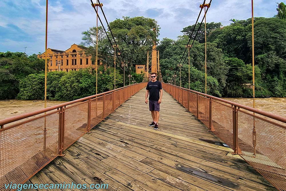 Ponte Pênsil de Piracicaba SP