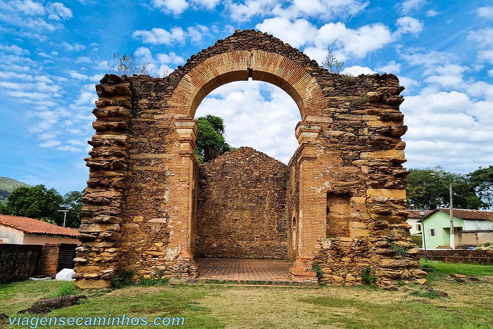 Ruínas no centro histórico de Natividade