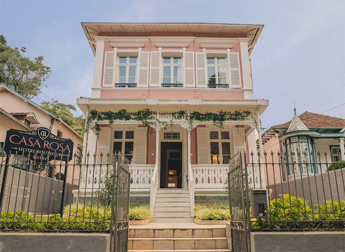 Onde ficar em Petrópolis - Casa Rosa Hotel