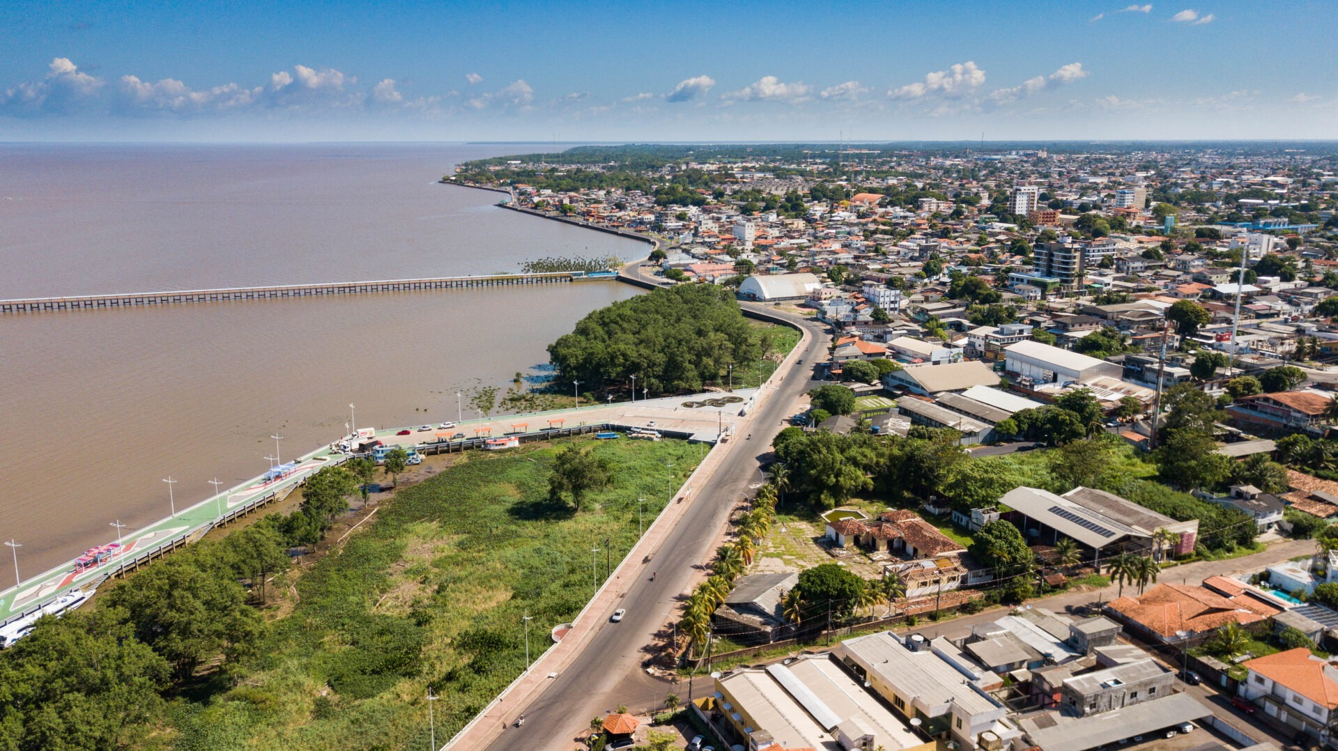 Vista aérea de Macapá AP