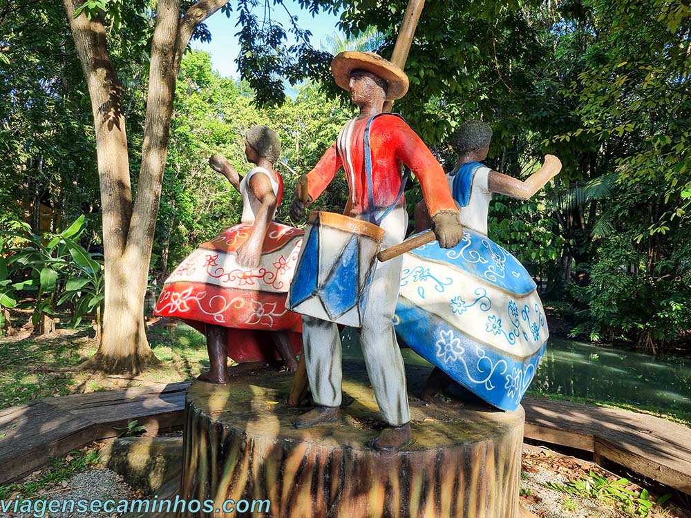 Monumento no Museu Sacaca - Macapá