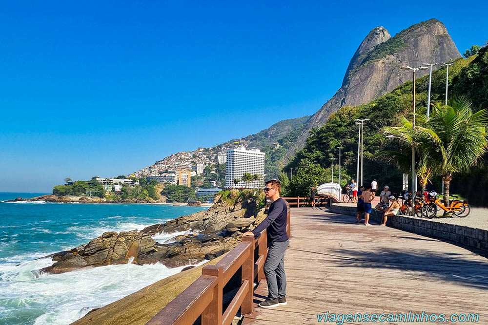 Mirante do Leblon e Morro Dois Irmãos ao fundo