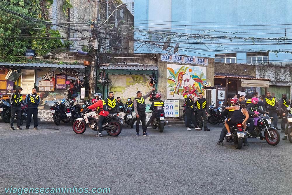 Moto táxis na Praça do Vidgal