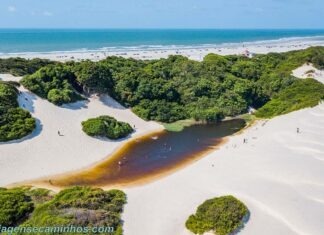 Lago da Coca-Cola em meio ás Dunas do Atalaia - Salinópolis