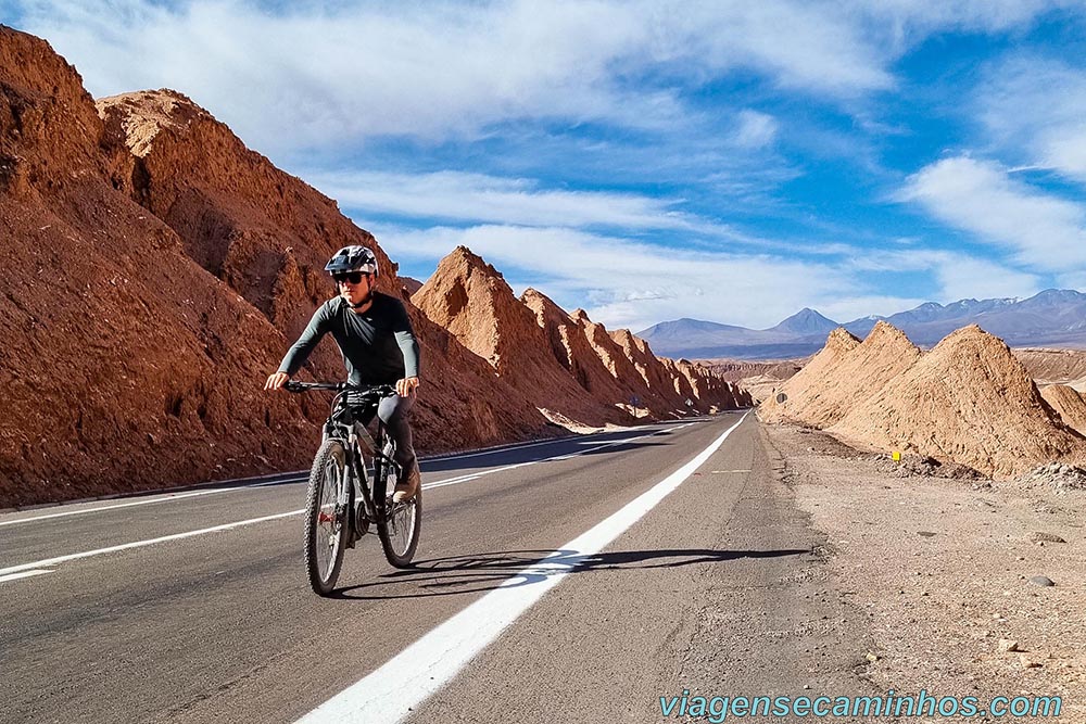 De bike no Atacama - Chile